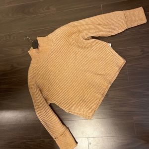 Top shop tan chunky sweater